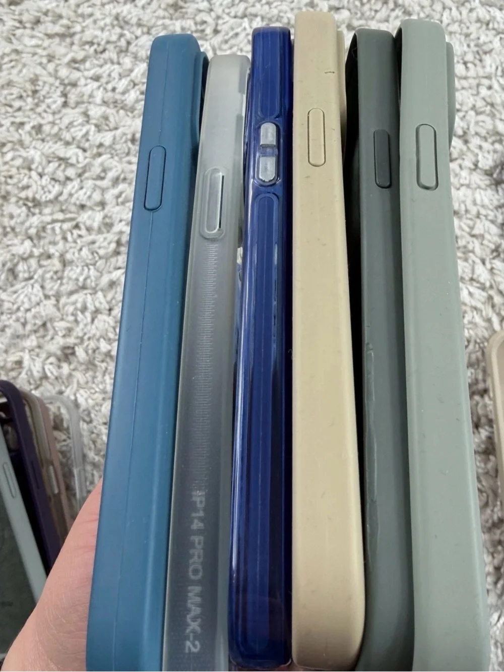 Assorted iPhone 14 Pro Max Phone Cases - Apple, Poppy Etc.